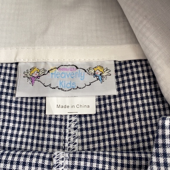 Black gingham alligator flyinging airplane Jon Jon - Picture 5 of 7